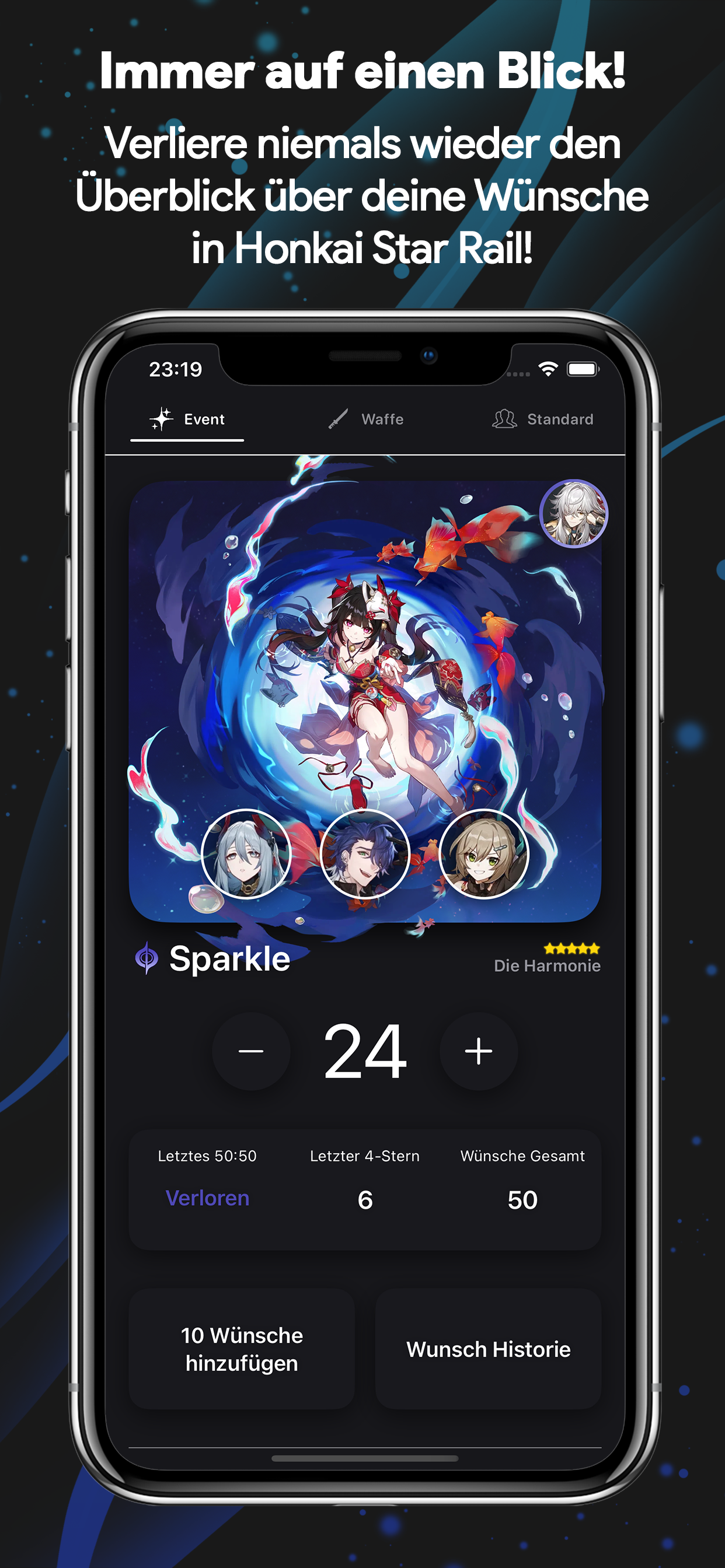 Charakter-Banner